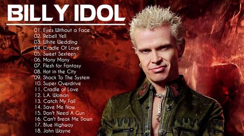 youtube billy idol|billy idol greatest hits.